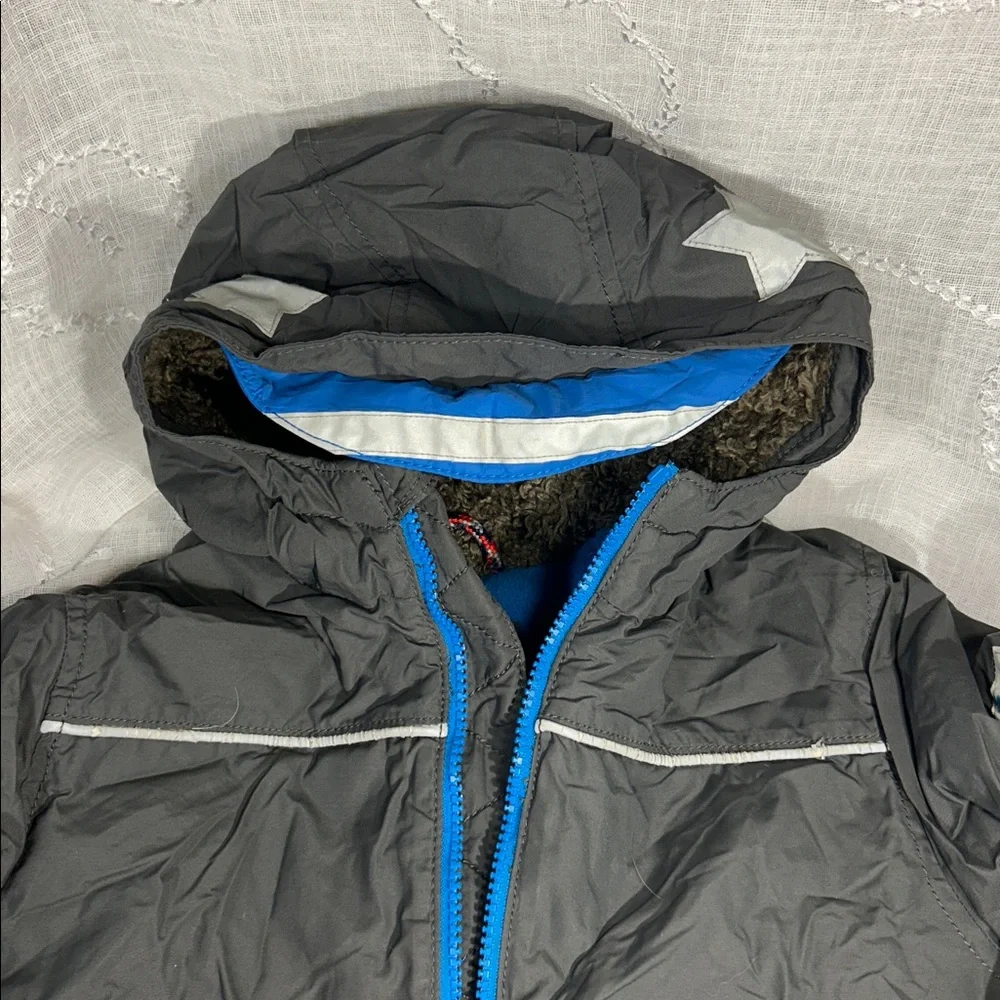 Mini Boden hooded winter jacket K00062 size 6-7y
